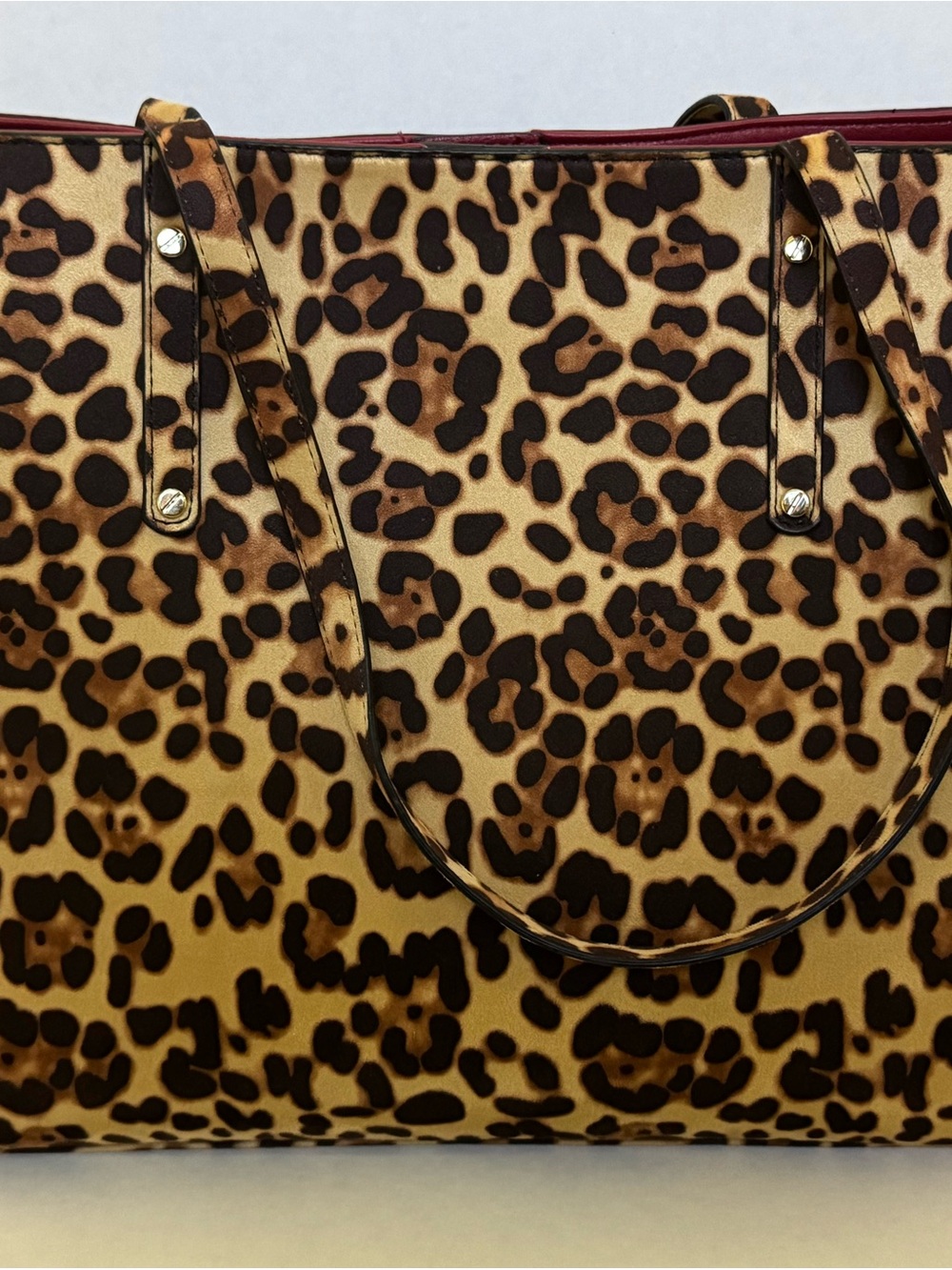 Leopard Print Tote Bag - Brown Animal Print Shoulder Bag